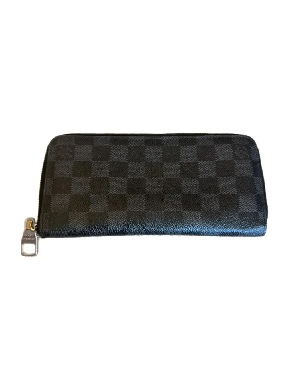 Louis Vuitton Zippy Organizer Damier Graphite Canvas Black (P24)
